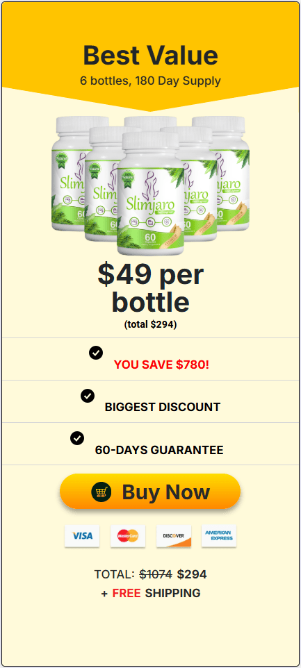 slimjaro 6 bottles